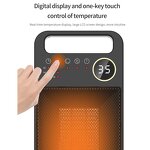 Ceramic Heater Manufacturer - Portable Home Room Remote Control Touch Panel