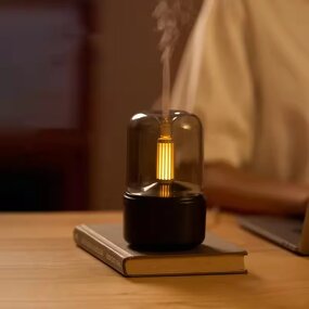Essential Oil Diffuser Manufacturer - Candlelight 120ml Cool Mist Maker LED Light