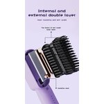 USB Hair Straightener Supplier - Portable Flat Brush Anti-burn Wireless