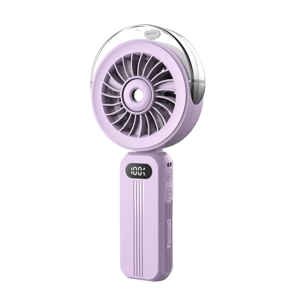 Water Mist Fan Supplier - Portable Rechargeable Folding USB High-Speed