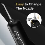 Electric Water Flosser Supplier - OEM/ODM Rechargeable Portable 4 Jet Tips