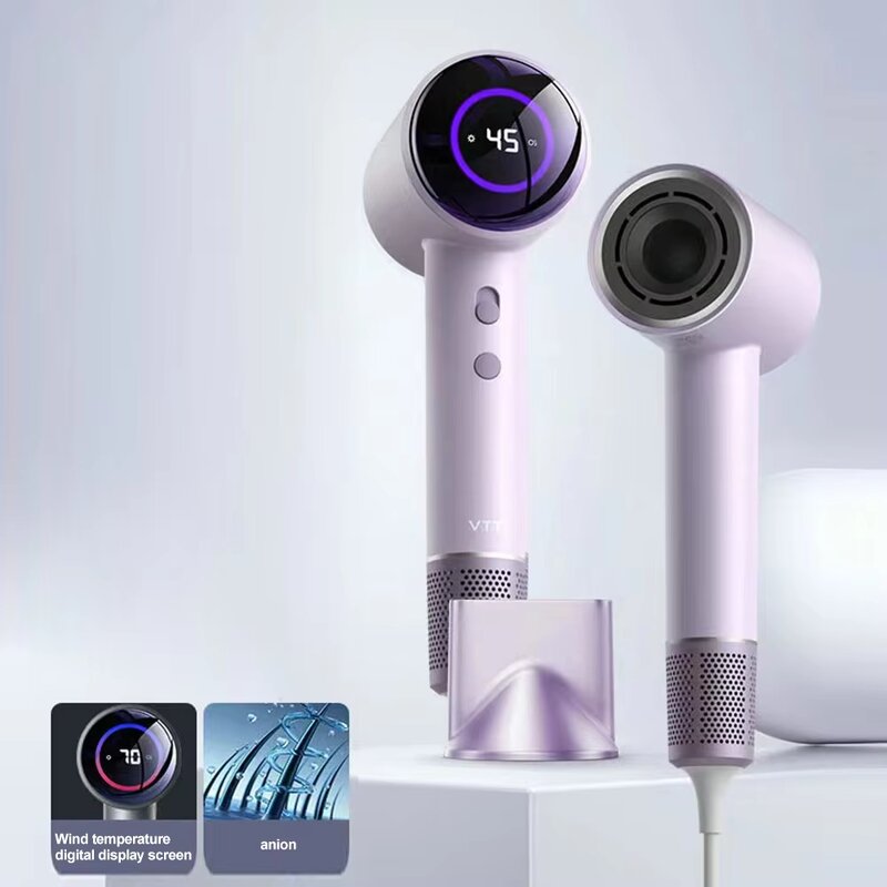 Hair Dryer Supplier - 110000rpm High Speed Motor Screen Display Adjustable