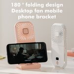 Hanging Neck Fan Factory - USB Charging 3000mAh Foldable Three-Speed