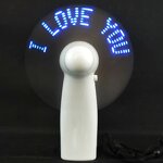 Mini Fan Manufacturer - Customized Battery Powered Programmable LED Display