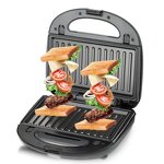 Waffle Maker Factory - Stainless Steel 6 in 1 Electric Grill Sandwich Maker