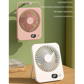 Table Fan Factory - Rechargeable Portable 180 Degree Tilt Folding Desk