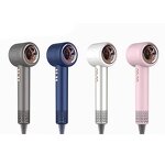 Hair Dryer Attachment Manufacturer - Professional Gold Hot Air Nozzle LED Light