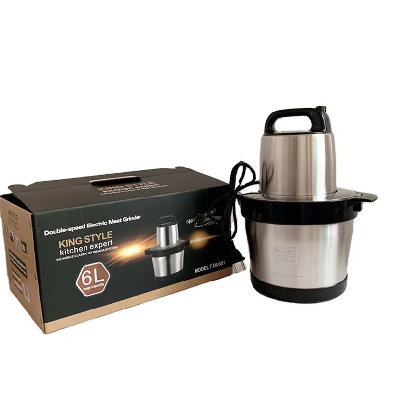 Electric Food Grinder Factory - French 6-Liter Stainless Steel Multifunctional