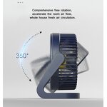 USB Desk Fan Manufacturer - 5" Mini Plug-In Silent Office Electric Fan