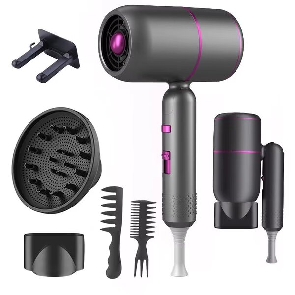 Hair Blow Dryer Manufacturer - 2000W High Speed Portable Foldable Ionic Kit