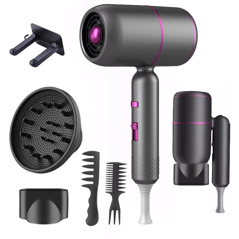 Hair Blow Dryer Manufacturer - 2000W High Speed Portable Foldable Ionic Kit