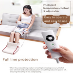 Electric Foot Warmer Factory - Heated 5 Modes Washable Massager Cushion