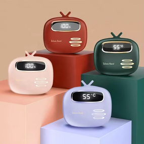 Power Bank Hand Warmer Supplier - 2 in 1 USB Portable Mini Digital Display