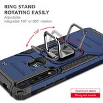 Ring Holder Case Manufacturer - Magnetic TPU PC Kickstand for Motorola Series