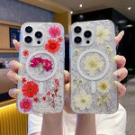 Flower Phone Case Factory - Epoxy Magnetic with Real Dried Flowers Wireless