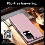 Wallet Phone Case Supplier - Intelligent Window Leather for Galaxy Z Fold