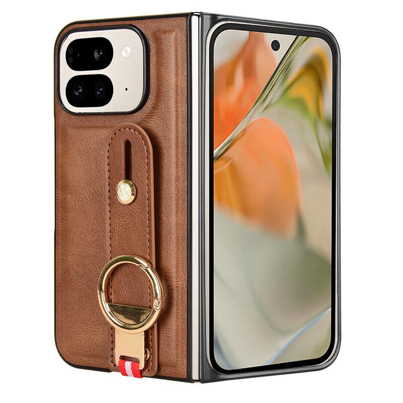 Ring Stand Phone Case Manufacturer - PU+PC Shockproof Wallet for Pixel Pro Fold
