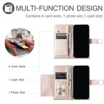 Wallet Phone Case Supplier - Leather Crossbody Strap for Samsung A Series Oppo