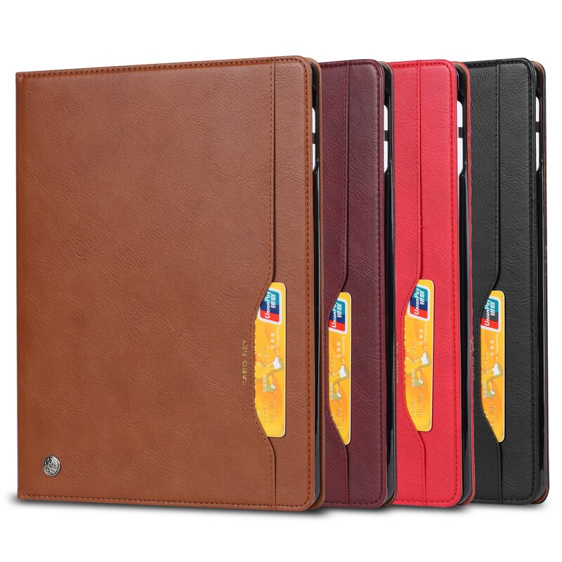Leather Tablet Case Supplier - with Card Slot for iPad Air4/Pro 10.9/11 Inch