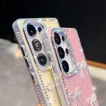 Diamond Frame Case Manufacturer - Bowknot Glitter for Samsung S25 Ultra iPhone