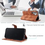 Leather Phone Case Manufacturer - Skin Feel Flip PU Magnetic for Samsung S Series