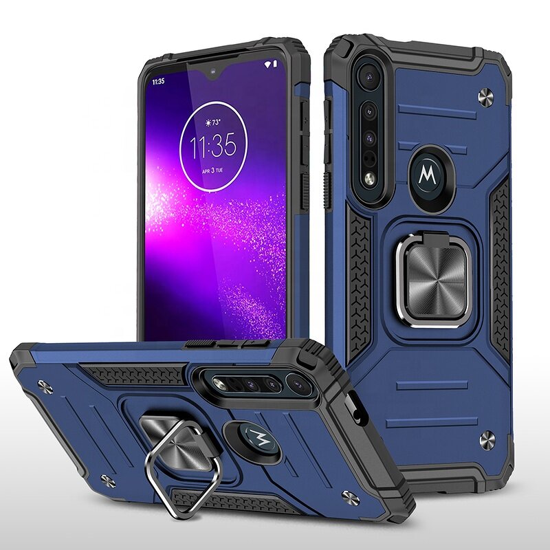 Ring Holder Case Manufacturer - Magnetic TPU PC Kickstand for Motorola Series