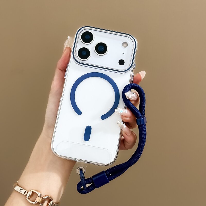 Strap Phone Case Factory - Clear Magnetic Fashion Lanyard for iPhone