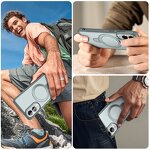 Phone Case Manufacturer - Saiboro TPU+PC Hybrid Magnetic Stand Wireless Guangzhou