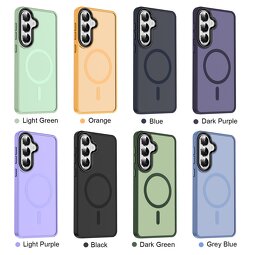Samsung Phone Case Factory - Shockproof Magnetic Matte TPU Cover for Galaxy