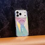 TPU+PC Phone Case Supplier - Glitter Magnetic Shockproof Clear Cover Guangzhou