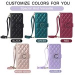 Wallet Phone Case Supplier - Leather Crossbody Strap for Samsung A Series Oppo