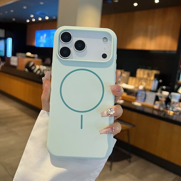 Silicone Phone Case Supplier - Soft Luxury Magnetic Cover for iPhone