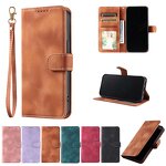 Leather Phone Case Manufacturer - Skin Feel Flip PU Magnetic for Samsung S Series