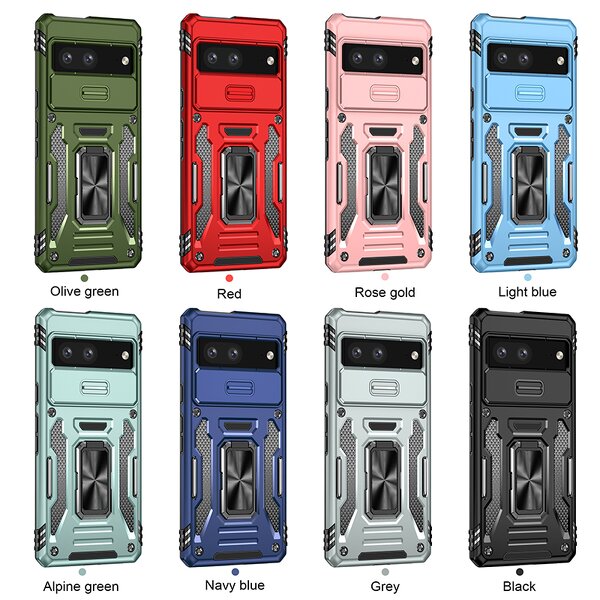 Slide Camera Case Supplier - Kickstand Luxury Free Sample for Google Pixel 7 8