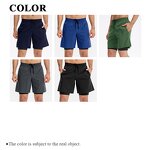 2 in 1 Running Shorts Supplier - Double Layer Gym Fitness Quick Dry Pockets