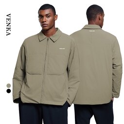 Outdoor Leisure Jacket Supplier - Turn-Down Collar Zipper Loose Retro Sports Top