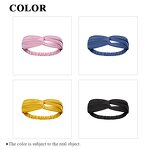 Sport Head Bands Factory - High Elastic Cross Knot Soft Fabric Yoga Running