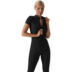 Front Zipper Bodysuit Supplier - Sport Workout One Piece No T Line Dance