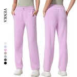 Loose Yoga Pants Manufacturer - High Waist Active Wear Drawstring Pockets Elastic