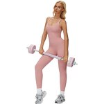 Fitness Jumpsuit Manufacturer - U Neck One Piece Sleeveless With Breast Pads