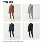 Ribbed Bodysuit Supplier - Front Zipper High Intensity No T Line Leggings