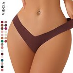 OEM Briefs Factory - Low-Rise Fitness Ice Silk Seamless V Waist Panties