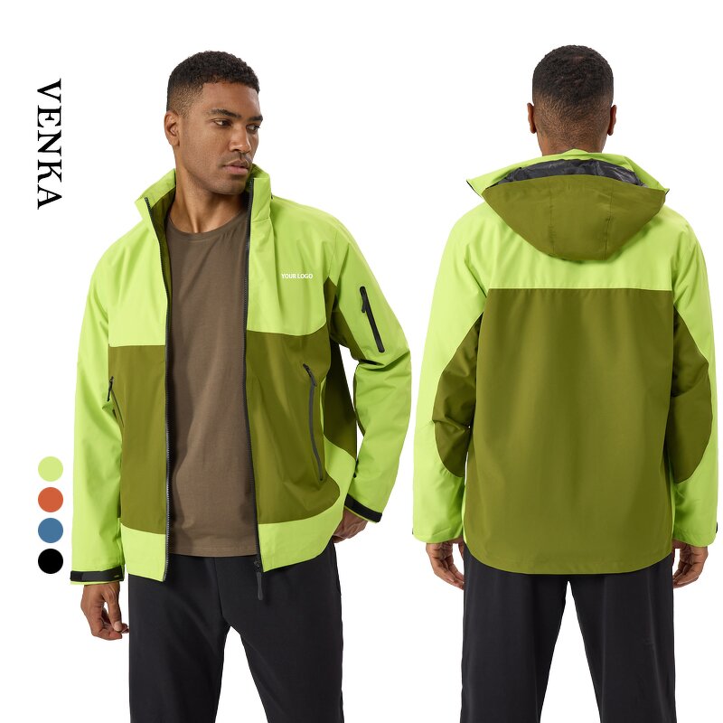 Zipper Hoodie Manufacturer - Windbreaker Waterproof Cycling Wear Sides Pockets