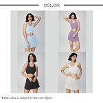 Yoga Set Supplier - Breathable Crossover Tummy Control Pocket Skirts
