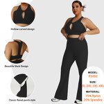 Plus Size Sportswear Set Manufacturer - Active Suit Beautiful Back Bra High Waist Leggings