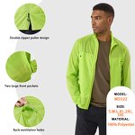 UPF Jacket Manufacturer - Lightweight Stand Collar Zip Long Sleeves Sunscreen