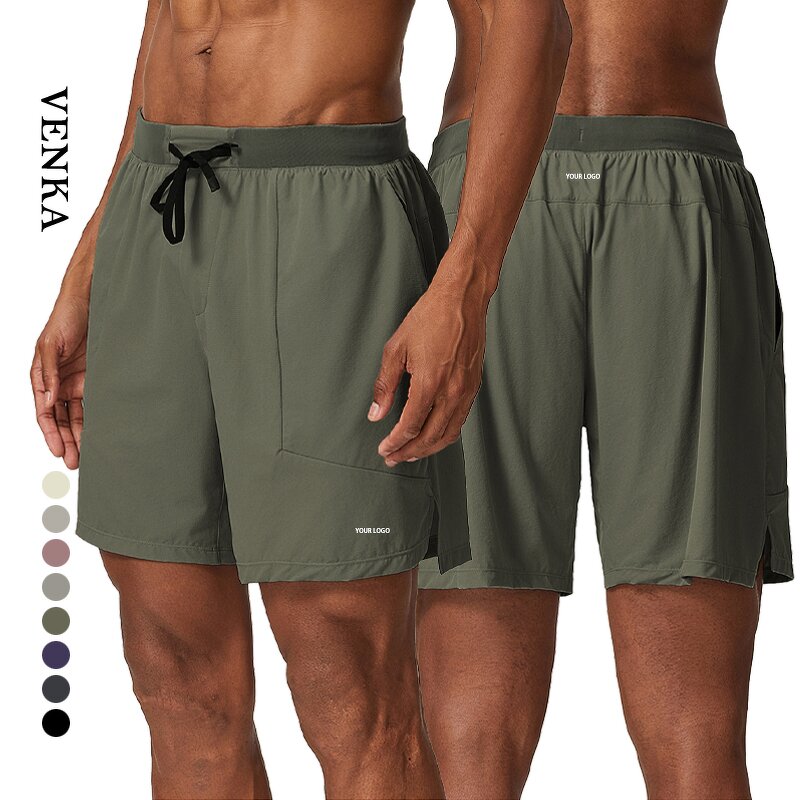 Fitness Running Pants Manufacturer - Solid Color Drawstring Elastic Loose Quick Dry