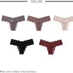 Transparent Panties Factory - Low-Rise Breathable Quick Dry Lace Bow Hollow out