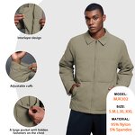Outdoor Leisure Jacket Supplier - Turn-Down Collar Zipper Loose Retro Sports Top