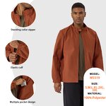 Athletic Windbreaker Factory - 100% Polyester Waterproof Stand Collar Sports Jacket